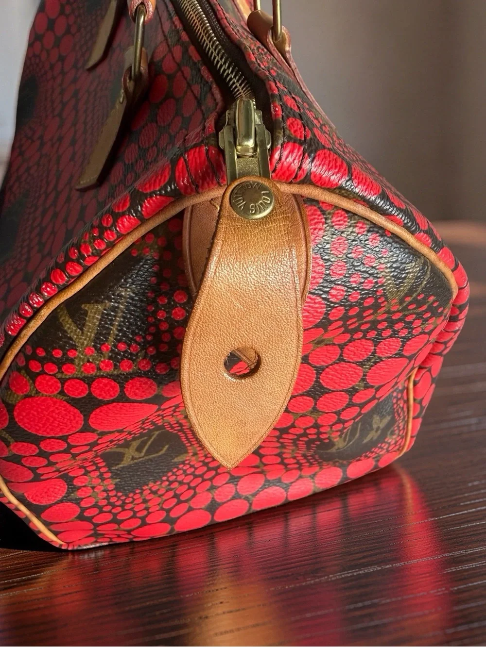 Louis Vuitton Yayoi Kusama Speedy 30 Red Pumpkin Infinity Dots Limited Edition